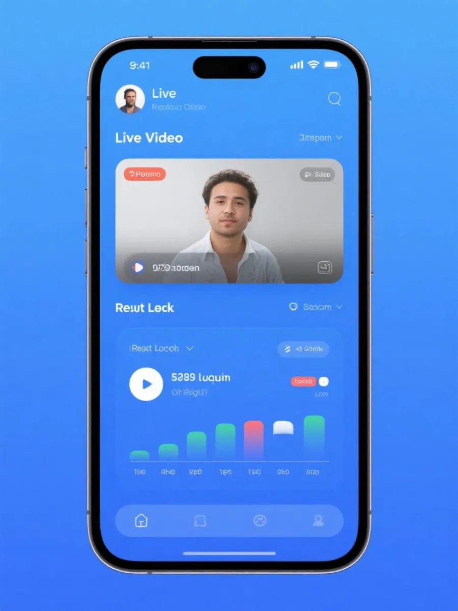 体彩视频直播APP界面展示